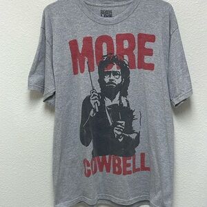 Saturday Night Live Need More Cowbell Men’s Large Gray T-Shirt 2011 Will Ferrell
